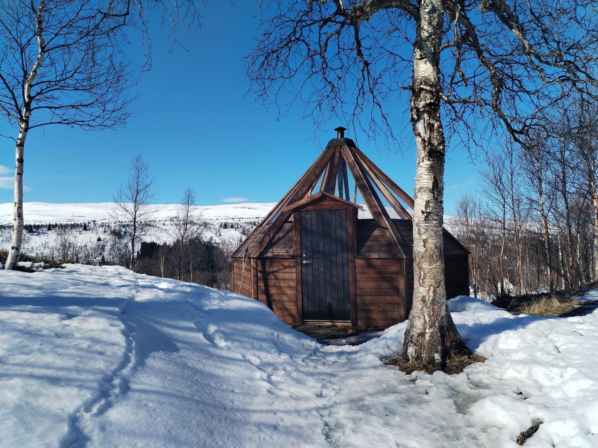 Ferienwohnung Hessdalen Ufocamp Vårhus Exterior foto